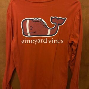 Vineyard Vines Orange Crew Neck Tee